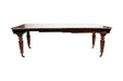 Antique English Victorian Mahogany Extension Dining Table Late 19th Century | Work of Man