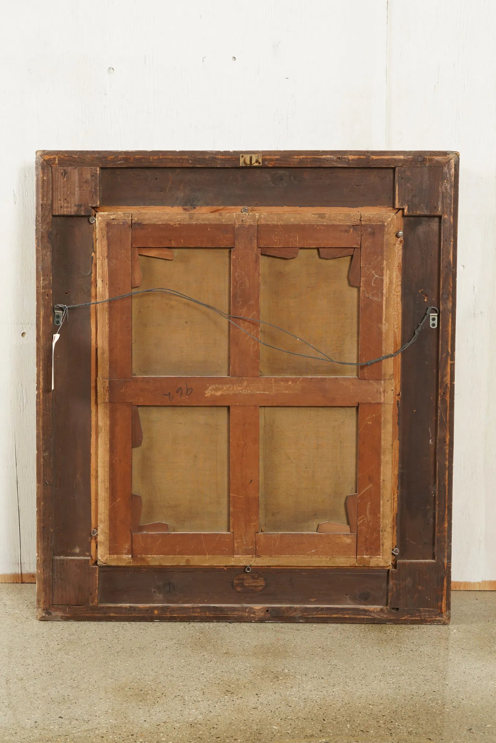 AW946: Antique French Portrait of a Fine Gentleman Oil on Canvas Painting Late 18th Century