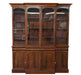 Antique English Victorian Mahogany Breakfront Bookcase Circa 1870's | Work of Man