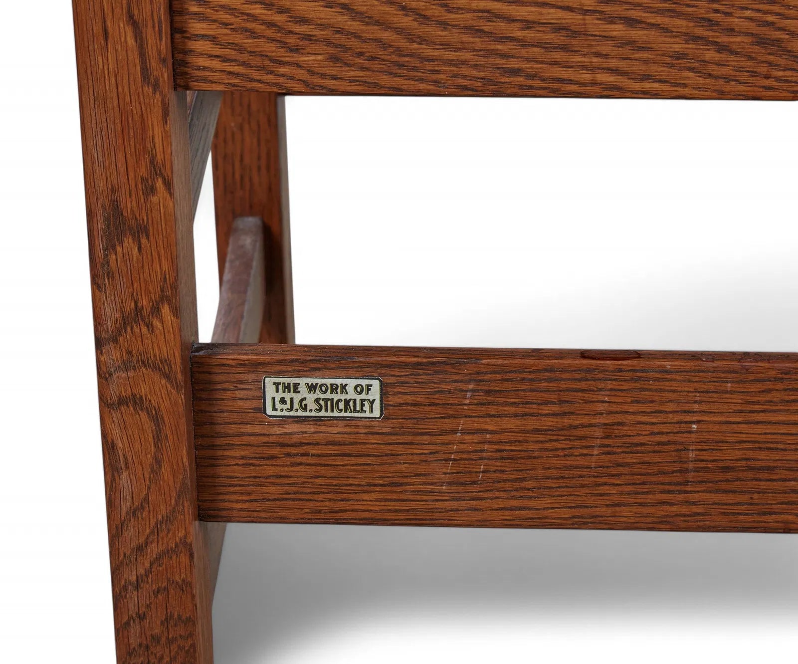 AF2-064: Antique L&JG Stickley Oak Dining Chairs Circa 1908 - 1912