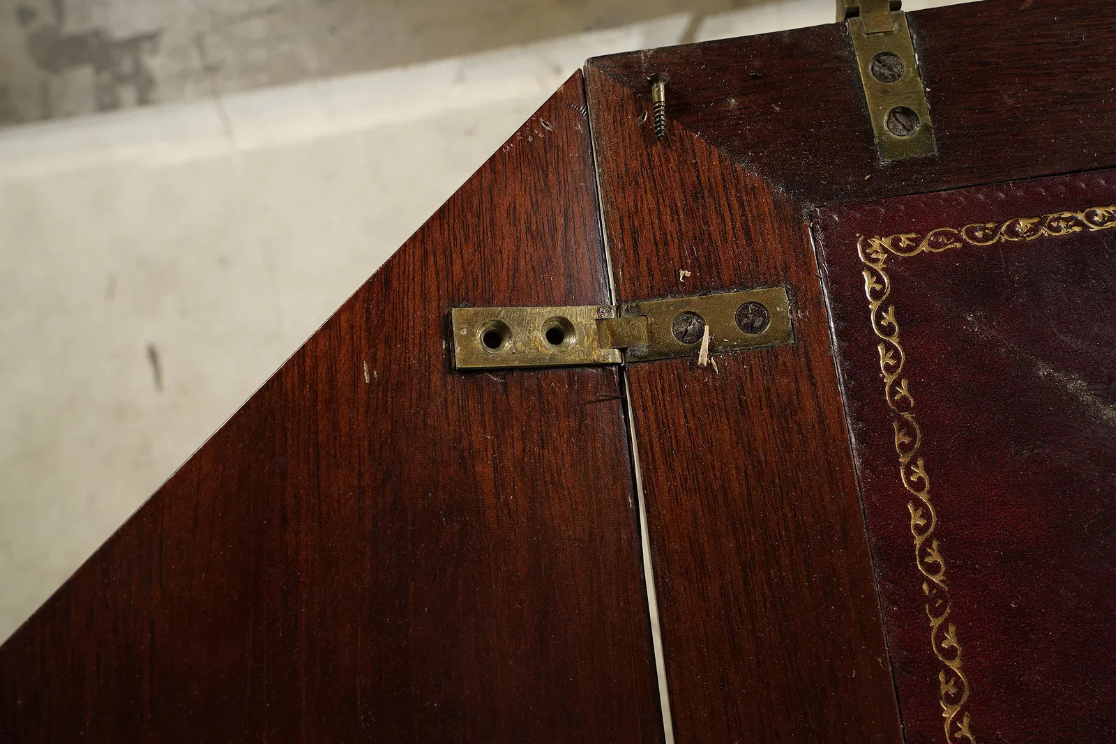 AF1-172: Antique French Directoire Parquetry Handkerchief Game Table Late 19th Century