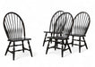 Amish Windsor Bow Back Chairs Set of Four 20th Century | Work of Man