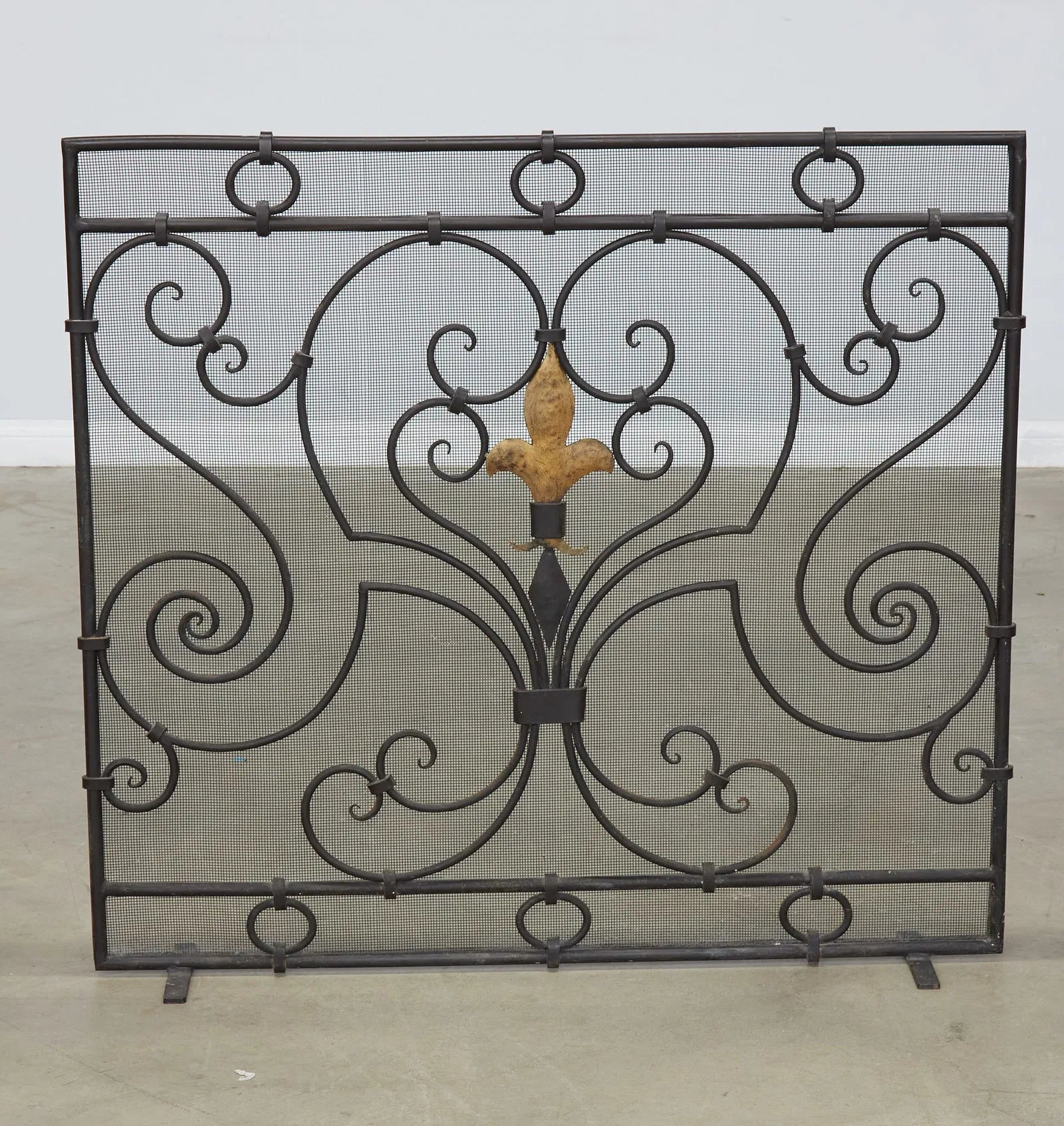 Hand Forged Wrought Iron Fireplace  Screen | Work of Man