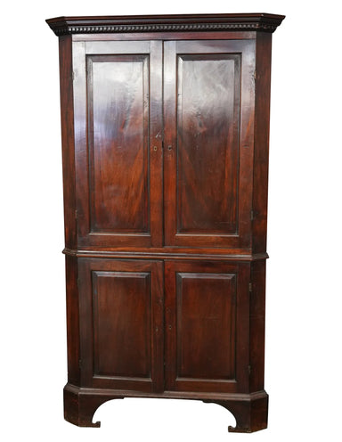 Antique American Mahogany Corner Cabinet | Work of Man