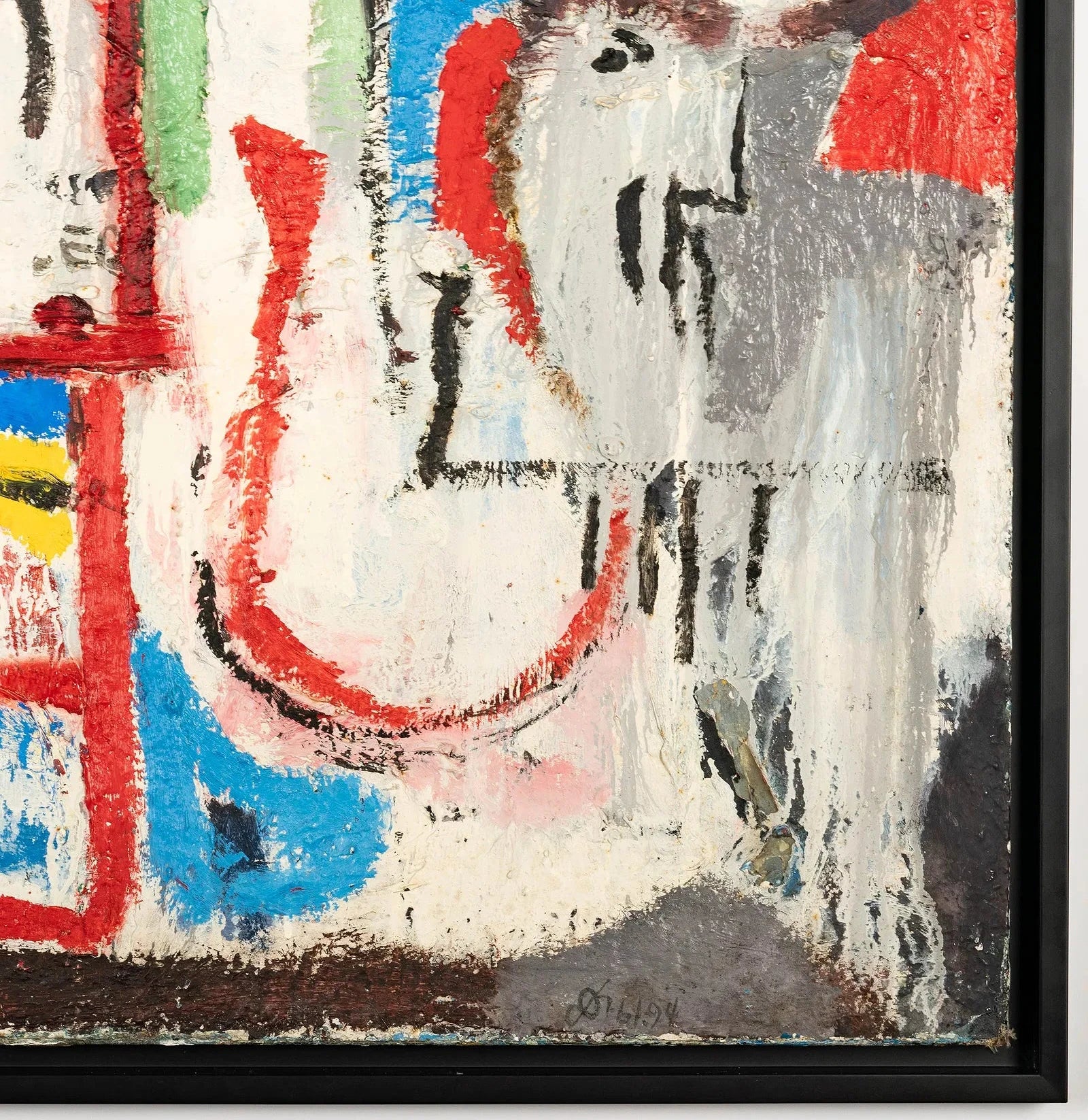 Abstract Expressionist Acrylic on Canvas Painting | Work of Man