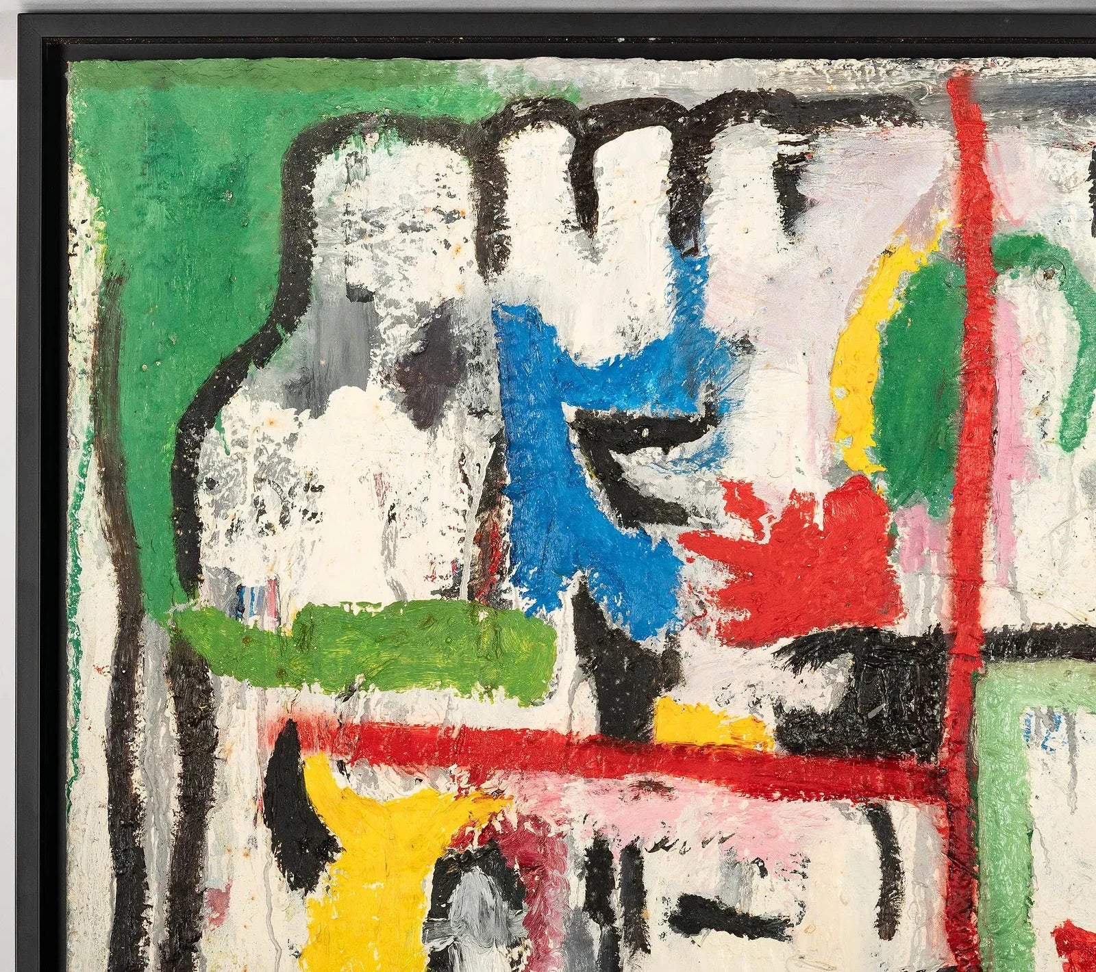 Abstract Expressionist Acrylic on Canvas Painting | Work of Man