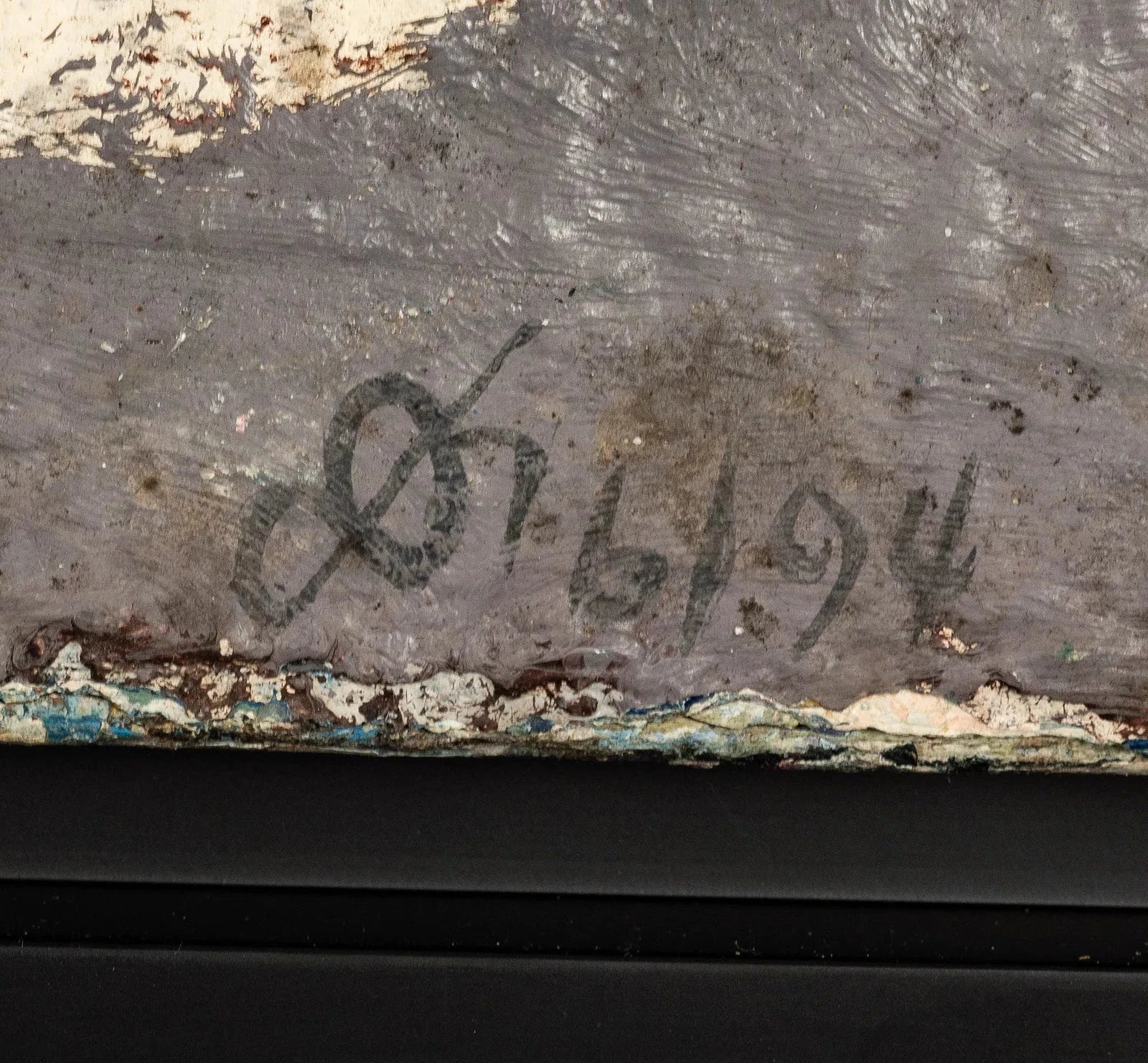 Abstract Expressionist Acrylic on Canvas Painting | Work of Man