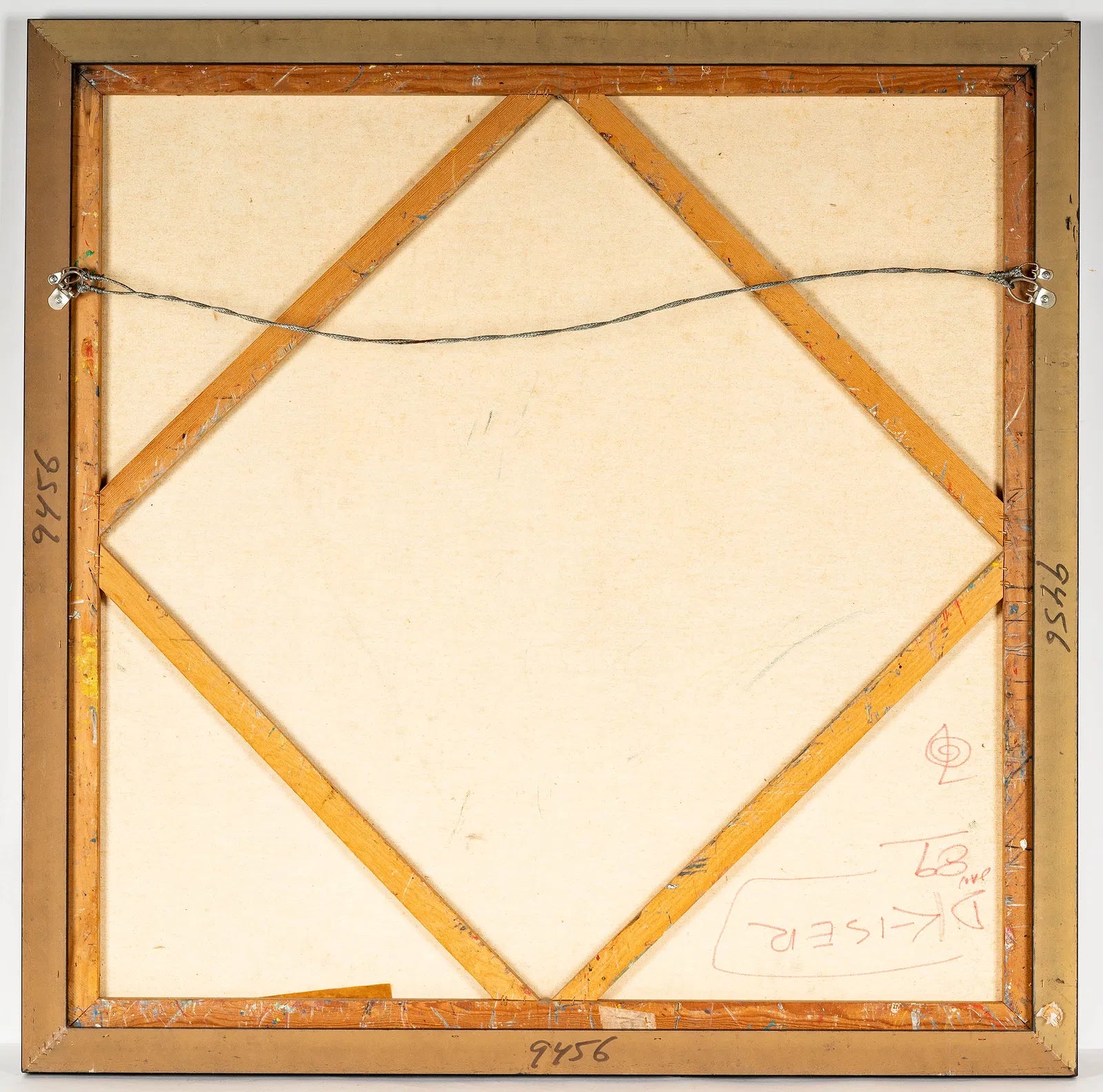 AW2-020: Abstract Expressionist Acrylic on Canvas Painting