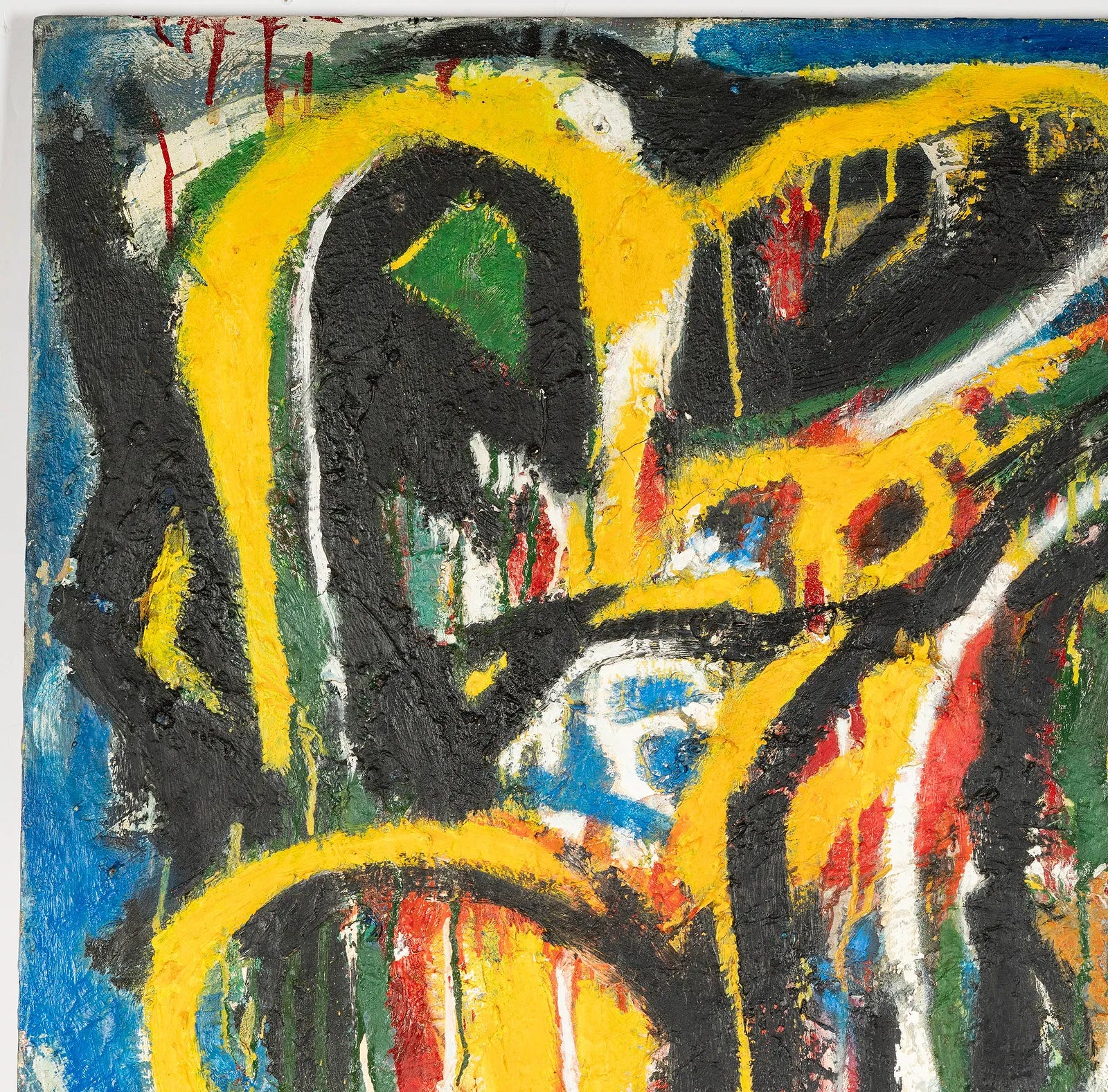 AW2-025: Abstract Expressionist Acrylic on Canvas Painting