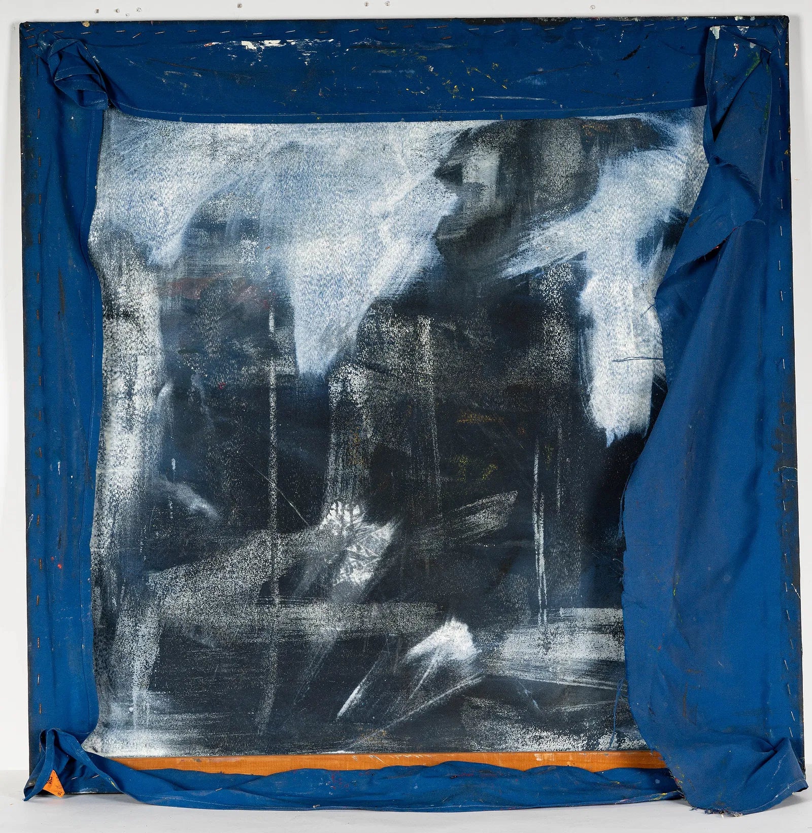 AW2-025: Abstract Expressionist Acrylic on Canvas Painting