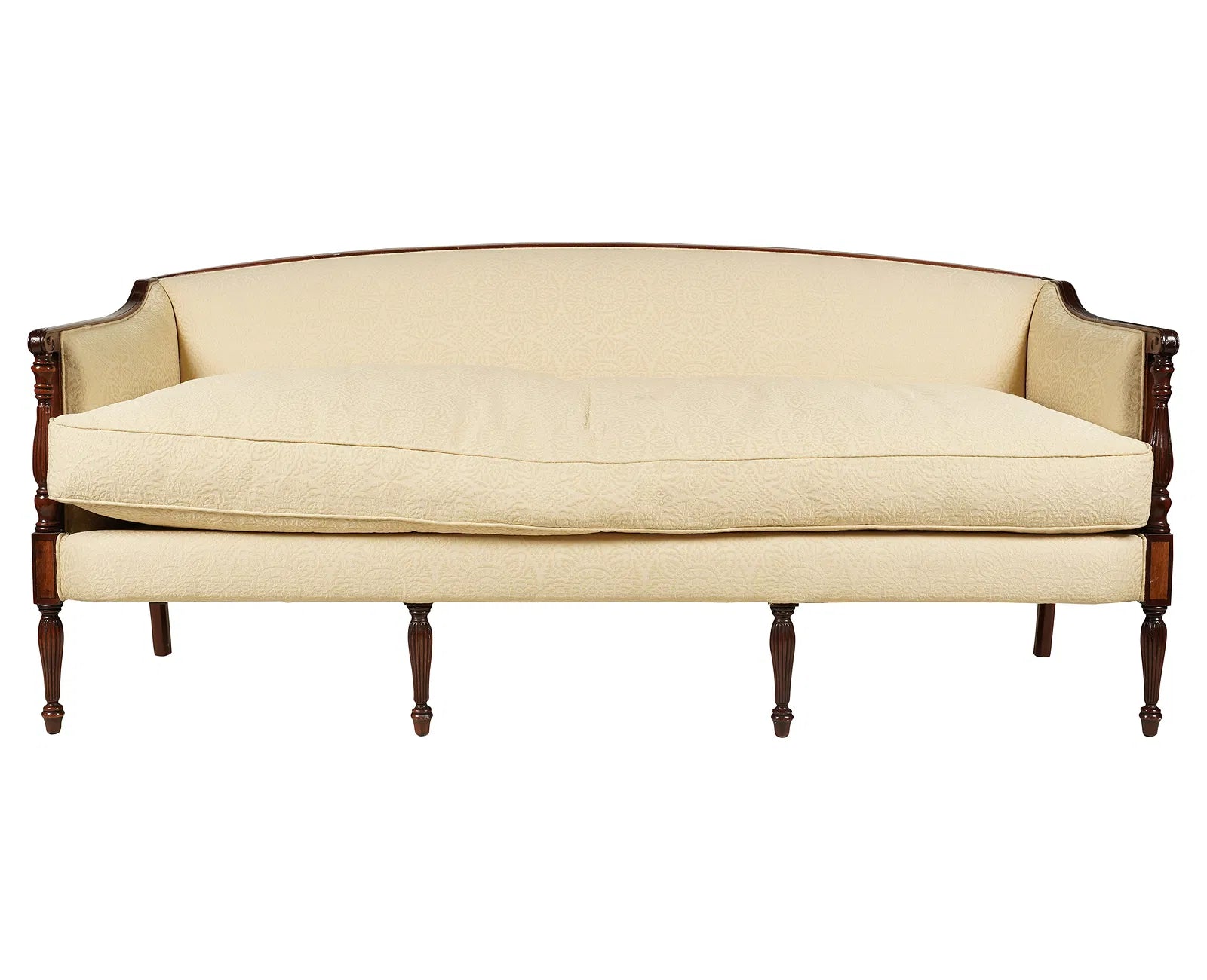 Antique Sheraton Mahogany Sofa Circa 1800 | Work of Man