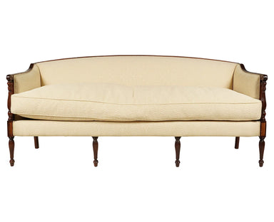 Antique Sheraton Mahogany Sofa Circa 1800 | Work of Man