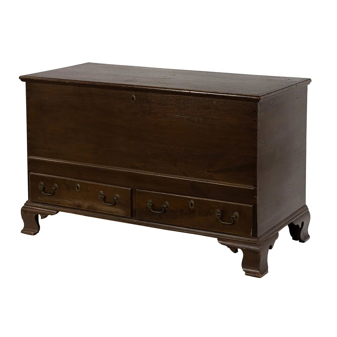 Antique English Chippendale Blanket Chest Late 18th Century | Work of Man