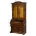 Antique American Victorian Rosewood Birdseye Maple Secretary Bookcase | Work of Man