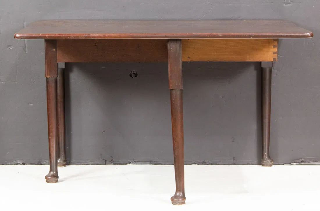 AF1-084: Antique Georgian Drop Leaf Table With Single Board Leaves Early 19th Century