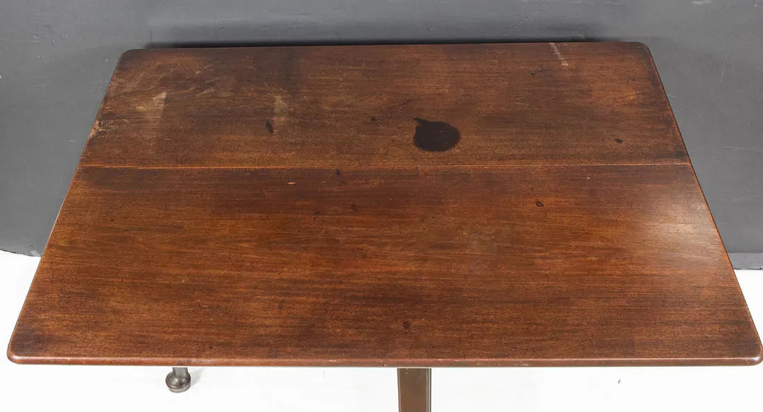 AF1-084: Antique Georgian Drop Leaf Table With Single Board Leaves Early 19th Century