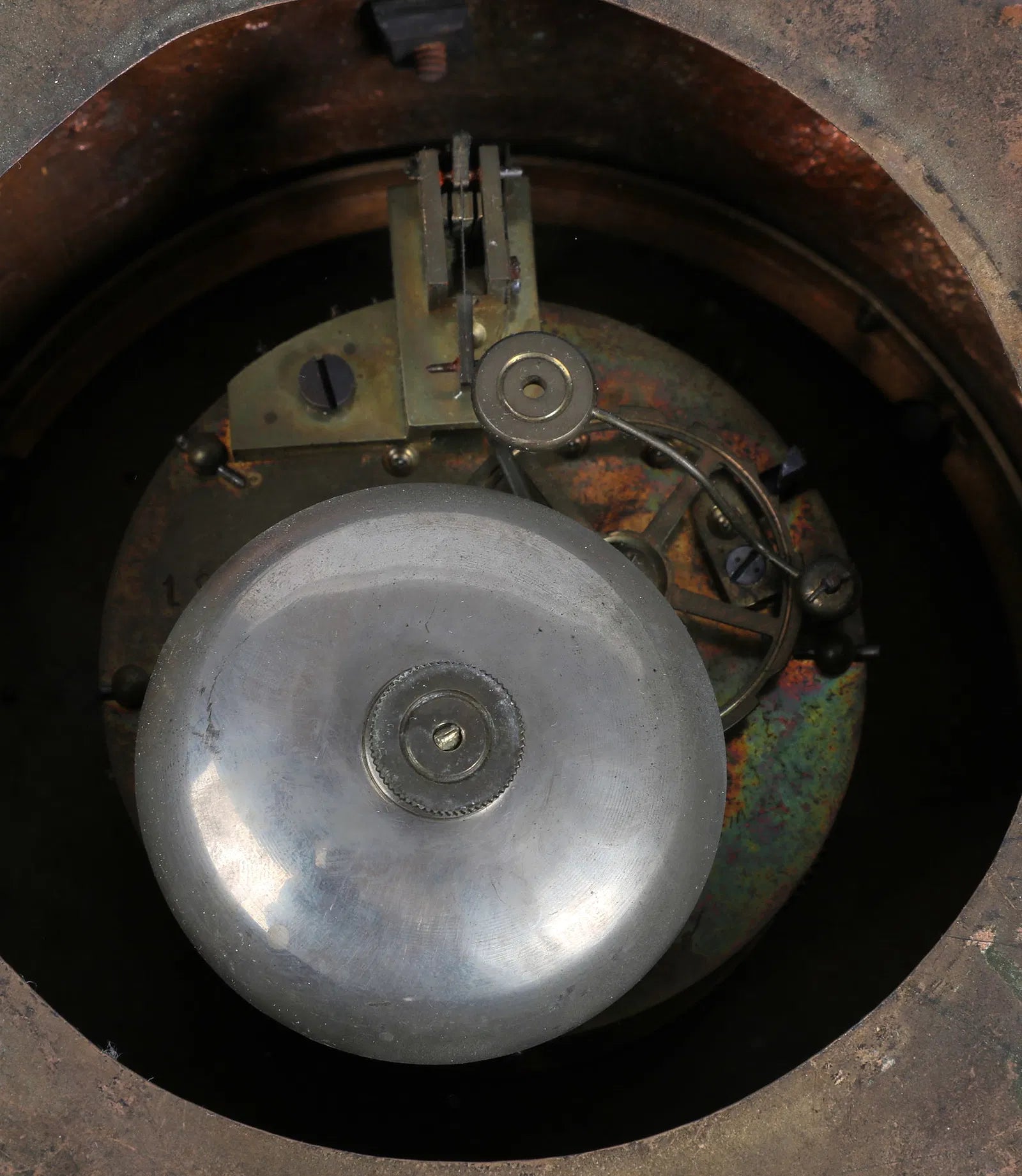 TK4-002: Louis XV Gilt Bronze Cartel Clock Late 19th Century