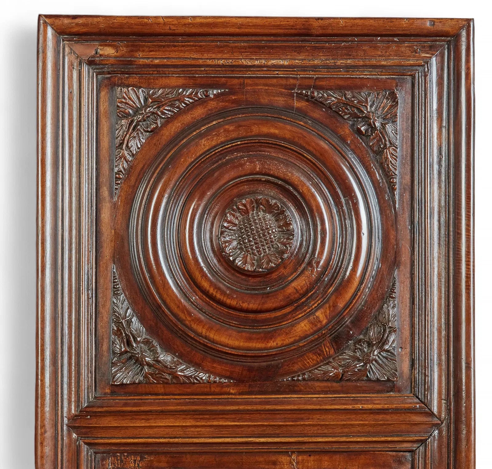 AF3-041: Antique Louis XIV Provincial Carved Walnut Armoire Mid 17th Century