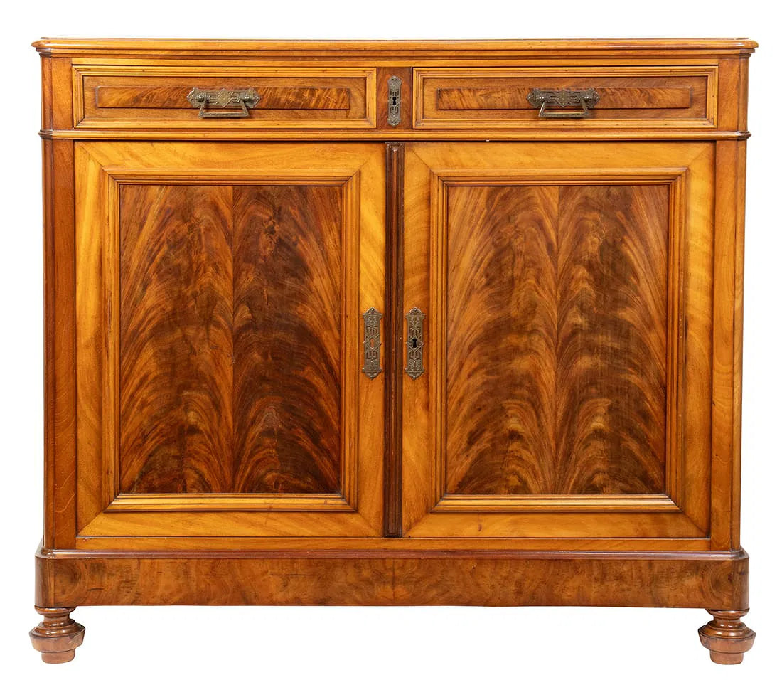 Antique French Louis Philipe Mahogany Dining Buffet Circa 1870 | Work of Man