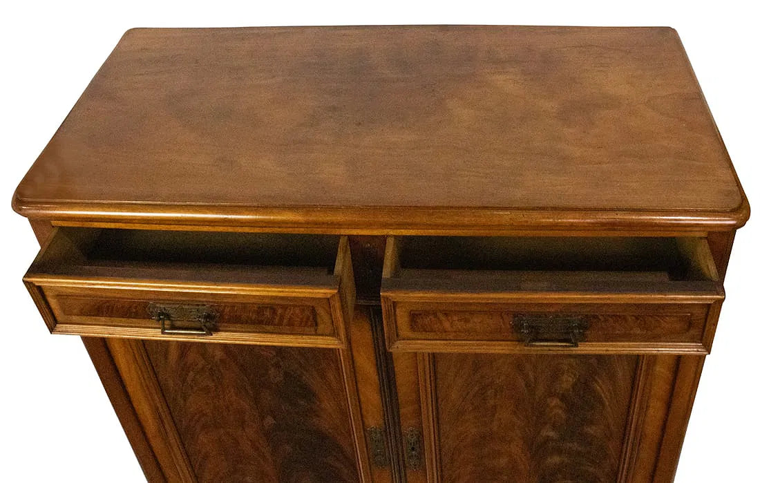 AF3-045: Antique French Louis Philippe Mahogany Dining Buffet Circa 1850
