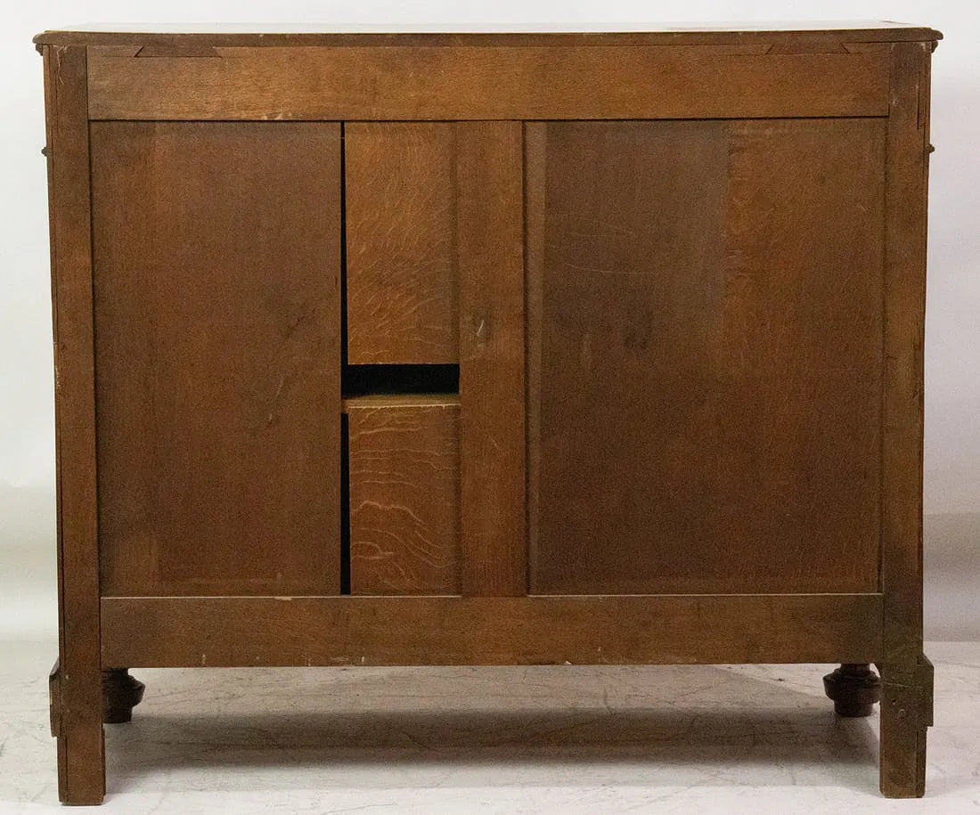 AF3-045: Antique French Louis Philippe Mahogany Dining Buffet Circa 1850