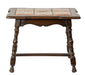 Antique California Taylor Tile Spanish Colonial Revival Side Table Circa 1930 | Work of Man