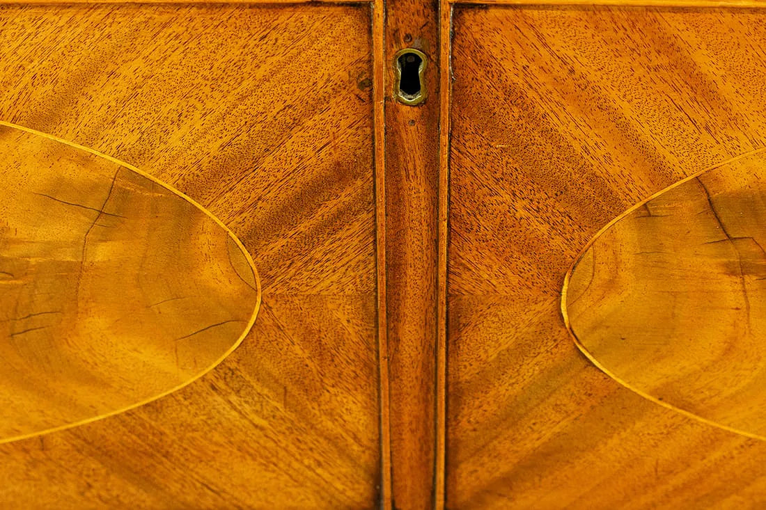 AF3-038: Antique English Regency Mahogany Breakfront Secretary Circa 1800