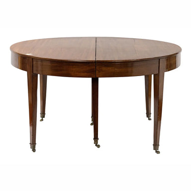 Antique American Federal Large Mahogany Banquet Dining Table Early 19th Century | Work of Man