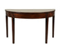 Antique Hepplewhite Mahogany Demilune Console Table Early 19th Century | Work of Man