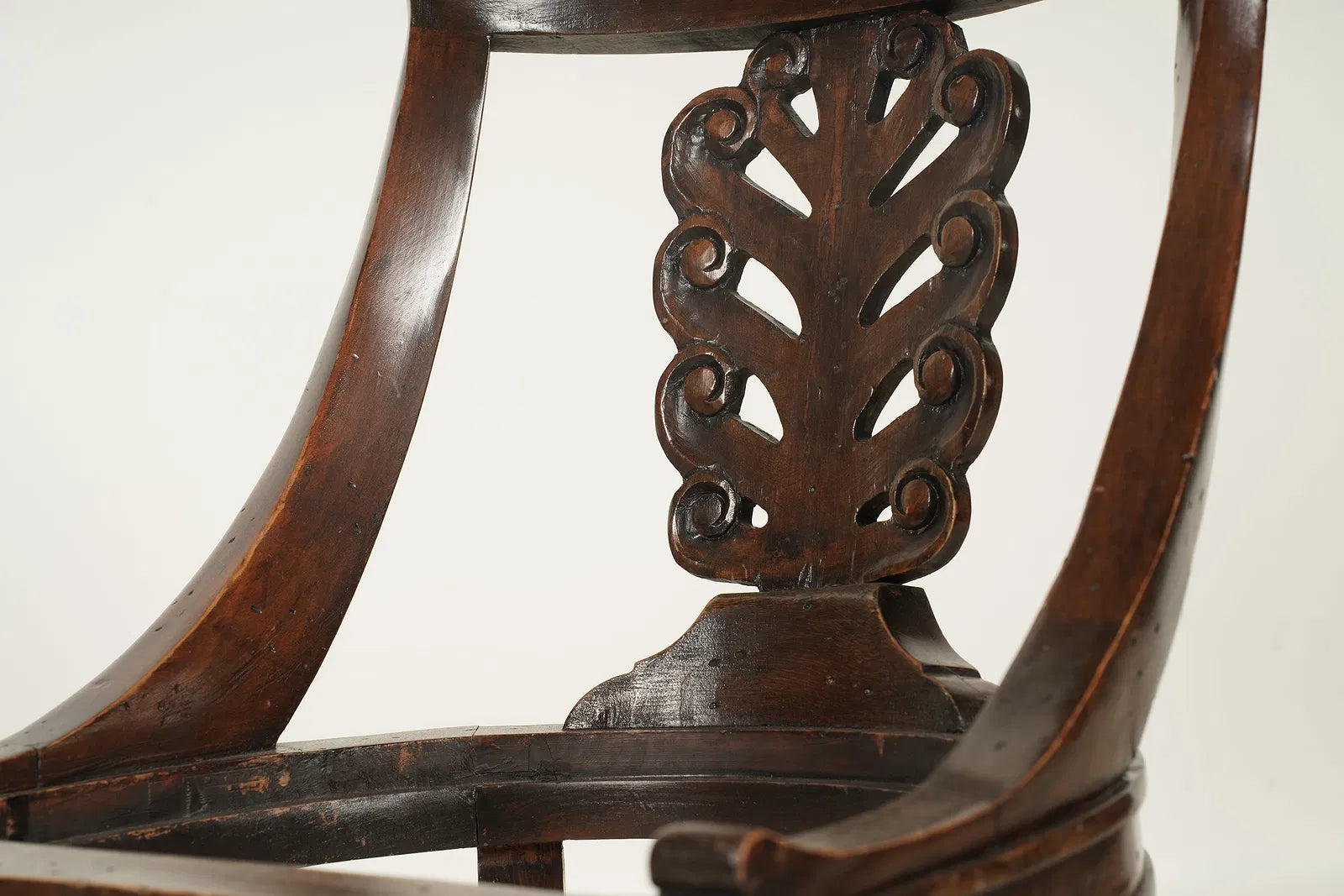 AF2-305: Italian French Provincial Style Carved Walnut Childs Chair