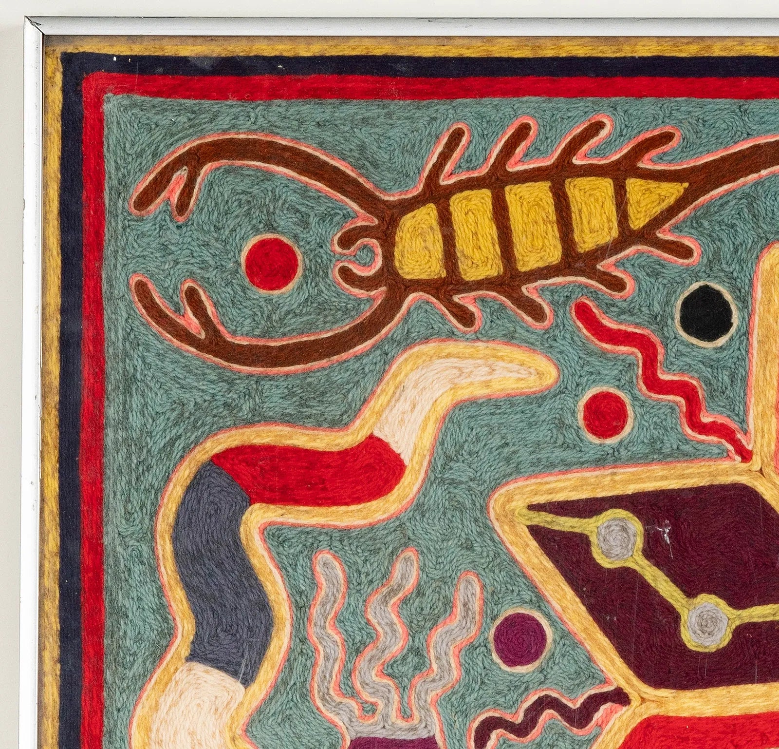 AW13-020: Fermin Gonzalez Rios Mixed Media Fantasy Artwork With Snakes and Scorpions