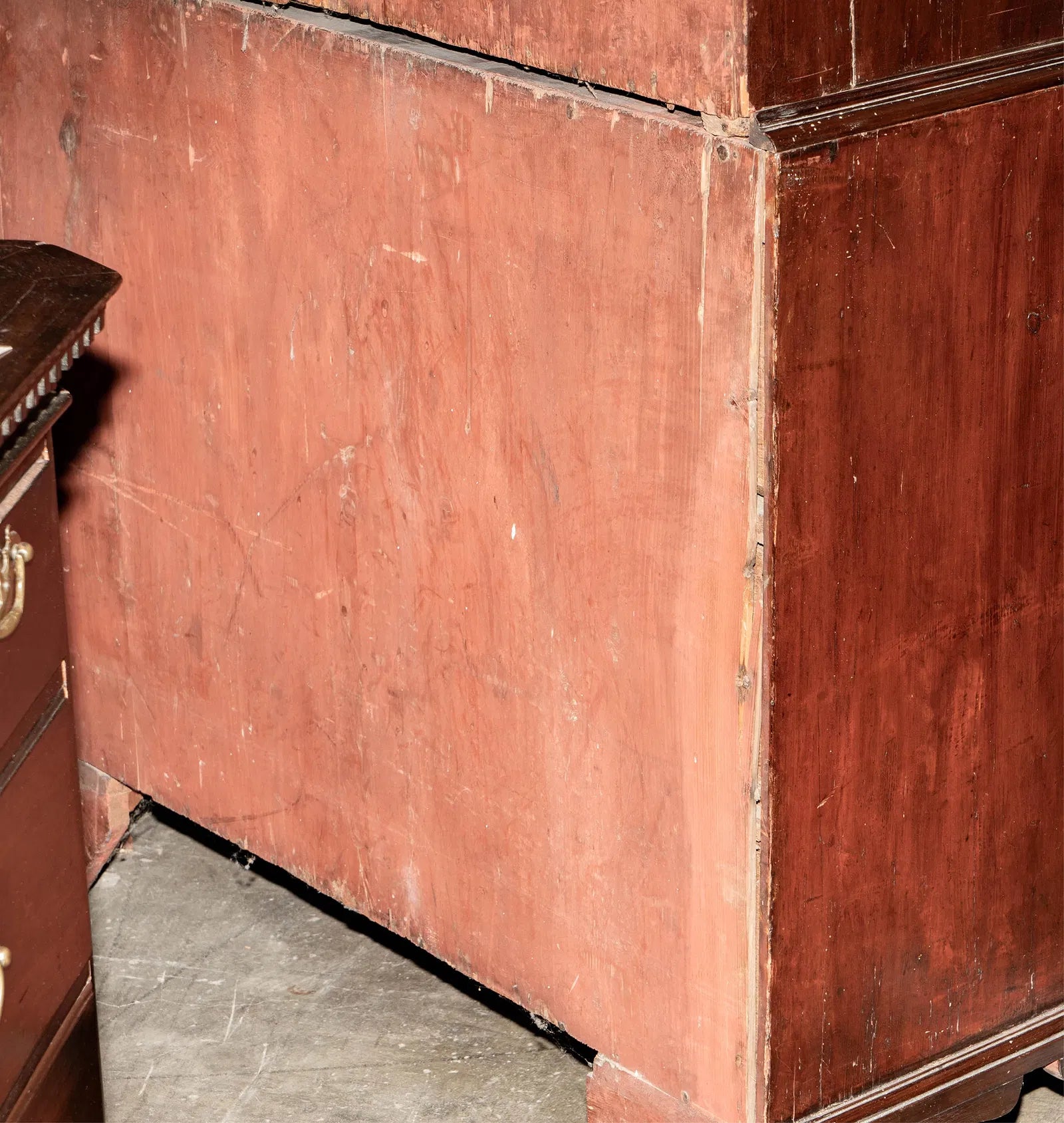 AF4-049: Antique American Georgian Style Mahogany Chest on Chest Late 18th Century