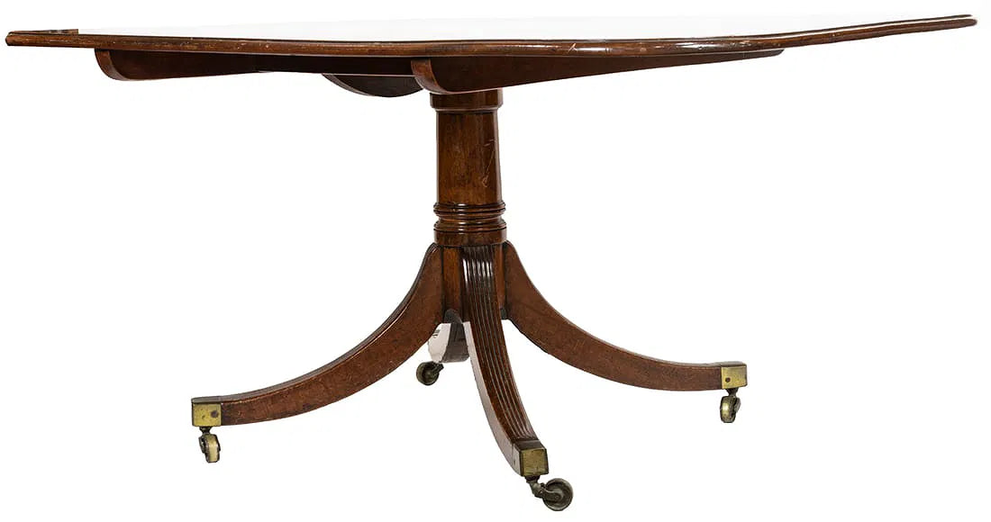 AF1-279: Antique English Regency Tilt Top Breakfast Table Circa 1810