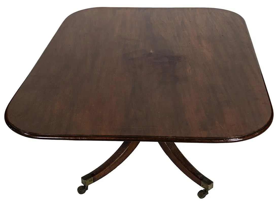 AF1-279: Antique English Regency Tilt Top Breakfast Table Circa 1810