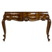 Antique French Rococo Parquetry Inlaid and Parcel Gilt Console Table | Work of Man