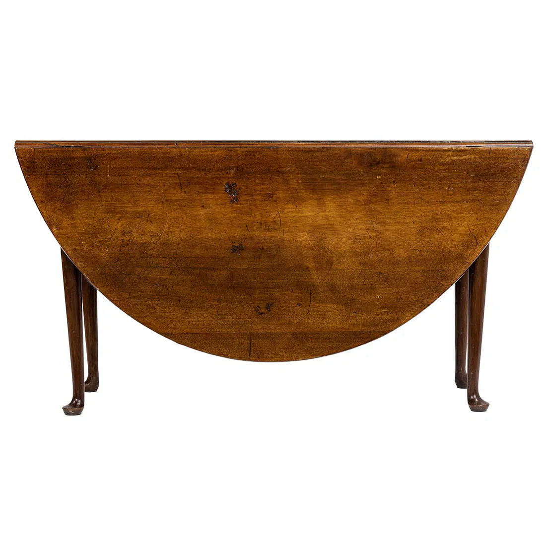 AF1-290: Antique English Georgian Mahogany Gate Leg Table Late 18th Century