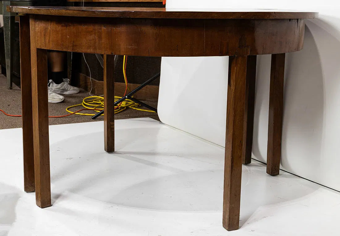 AF1-292: Antique English Georgian Walnut Banquet Table Circa 1820 in Three Sections