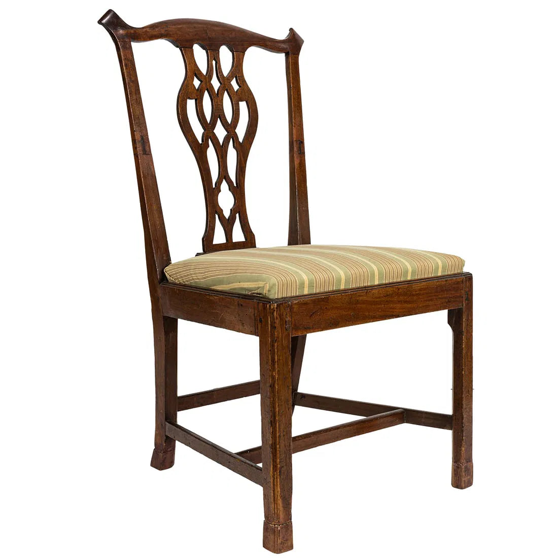 Antique American Federal Mahogany Side Chair Circa 1800 | Work of Man