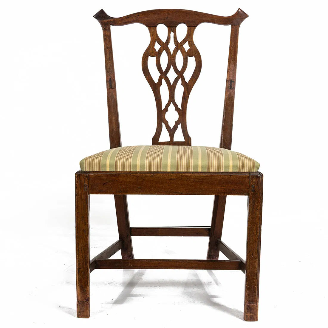 AF2-309: Antique American Federal Mahogany Side Chair Circa 1800