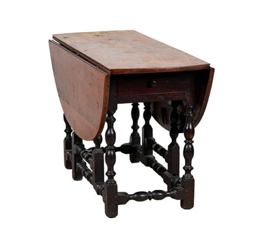 Antique American William and Mary Gate Leg Table 18th Century | Work of Man