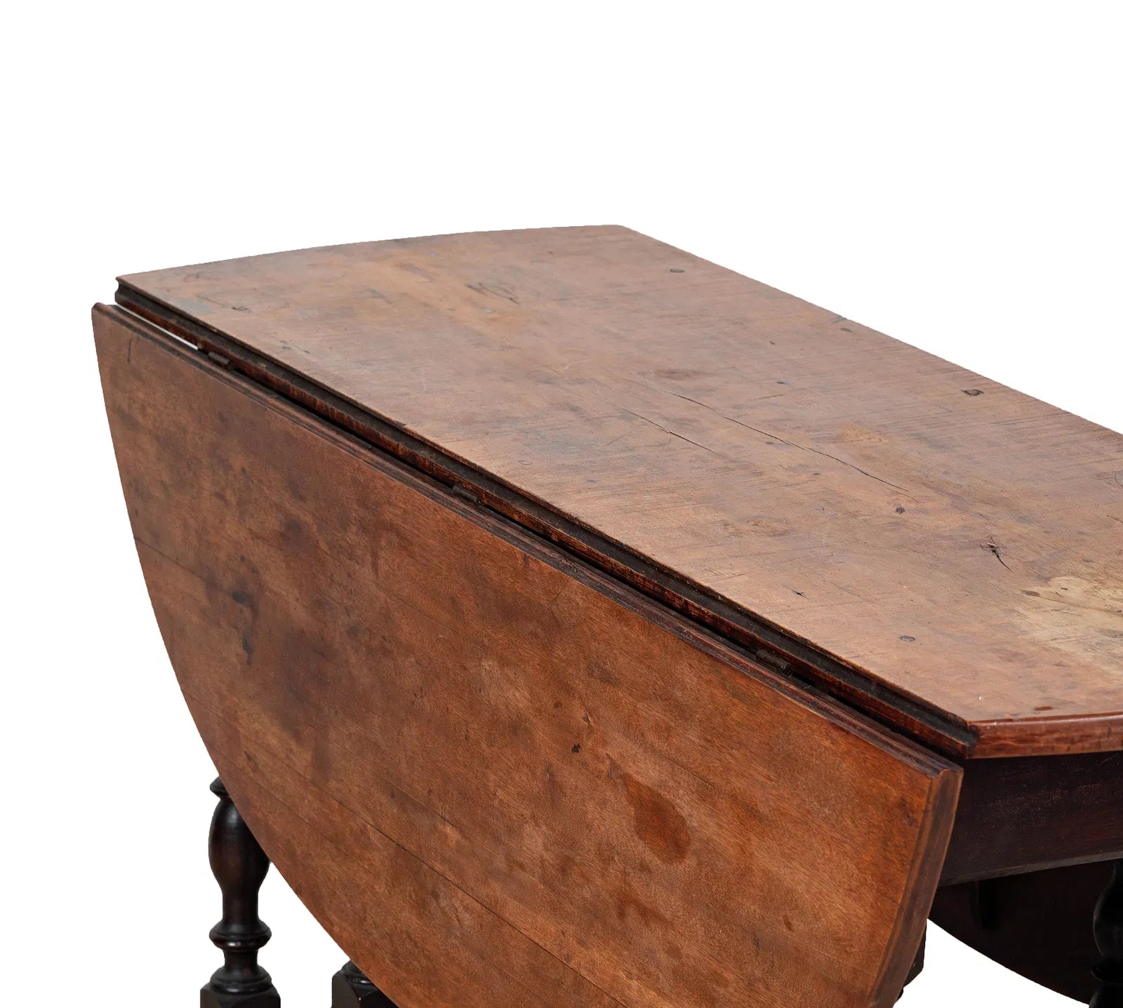 AF1-296: Antique American William and Mary Gate Leg Table 18th Century