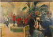 Antique French Cabaret Painting Circa 1896 | Work of Man