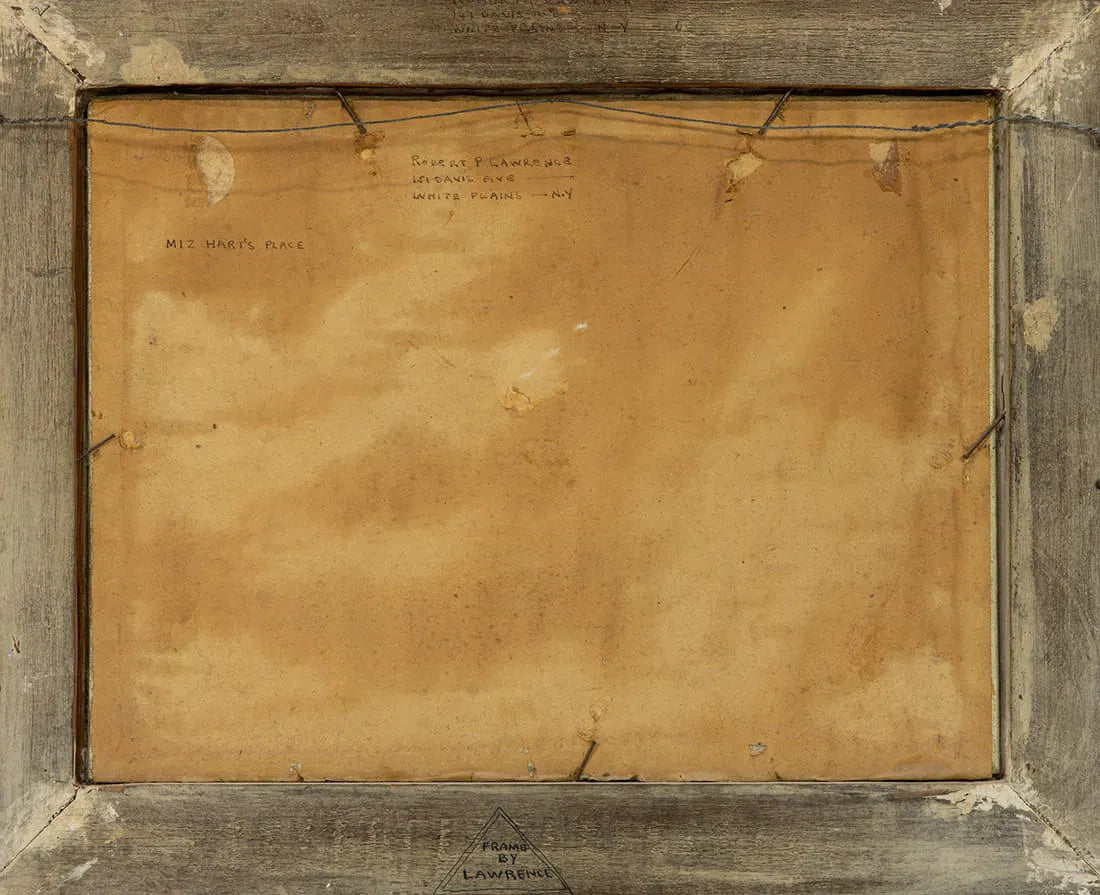 AW050: Robert Pearson Lawrence New England Landscape Oil Painting