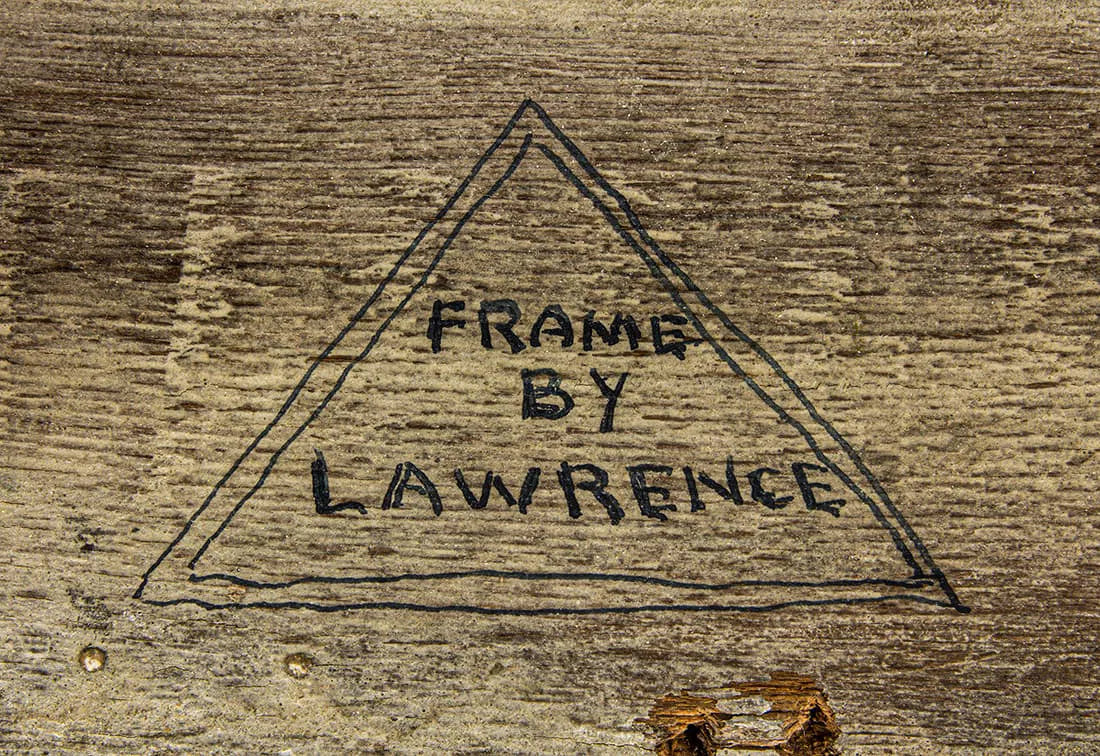 AW050: Robert Pearson Lawrence New England Landscape Oil Painting