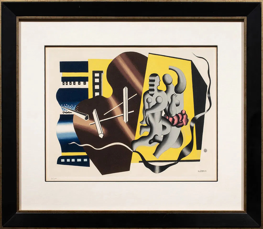 AW8-016: After Fernand Leger Lithograph Figures From Derriere Le Miroir 1930