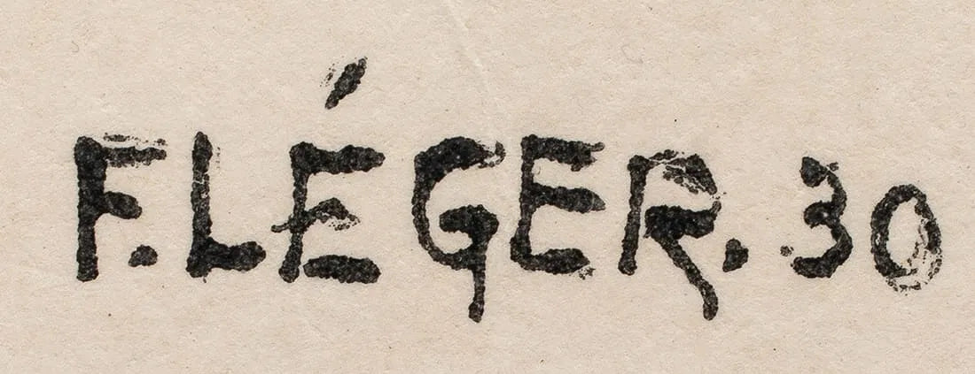 AW8-016: After Fernand Leger Lithograph Figures From Derriere Le Miroir 1930