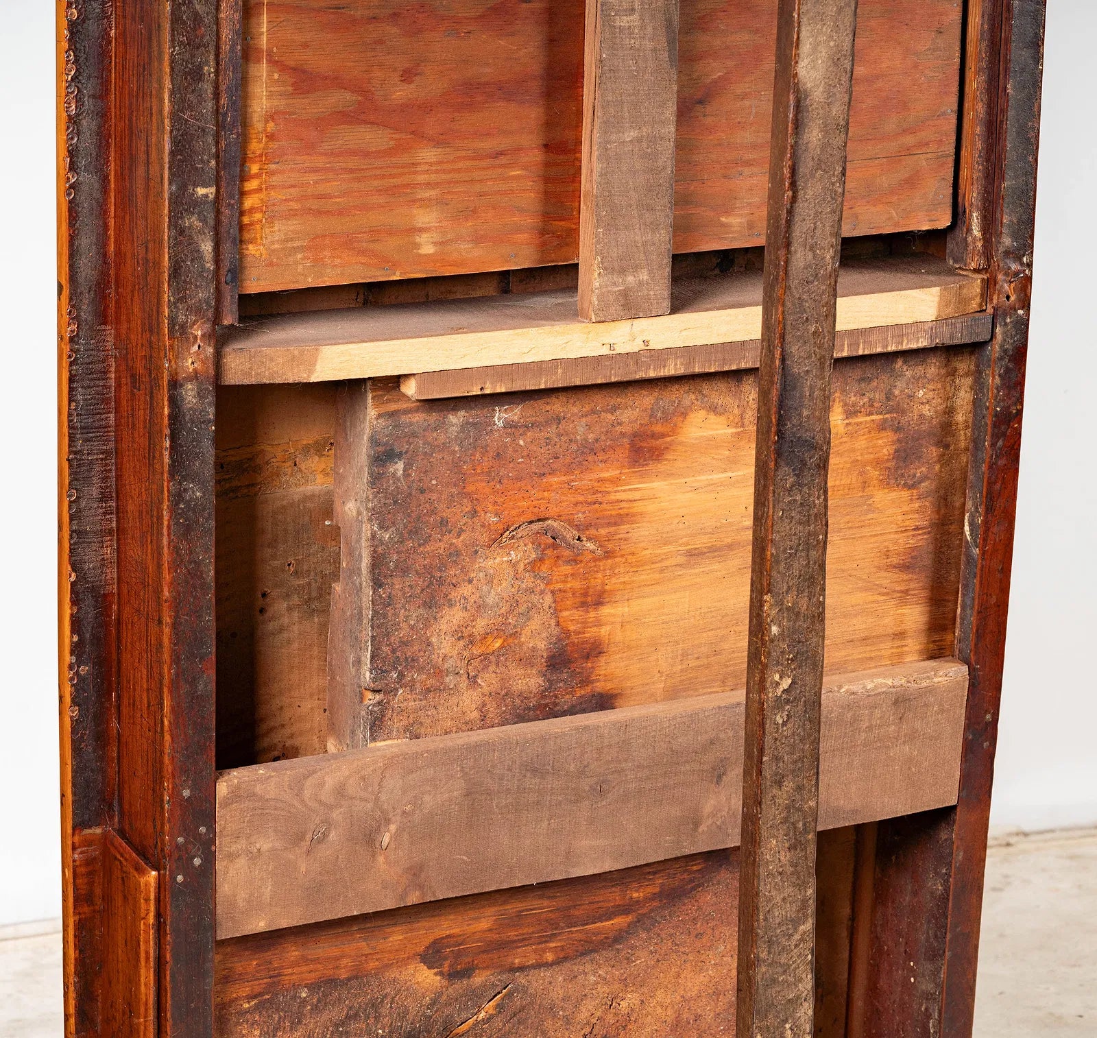 AF1-336: Antique 18th Century French Provincial Fruitwood Work Table Modified to Coffee Table