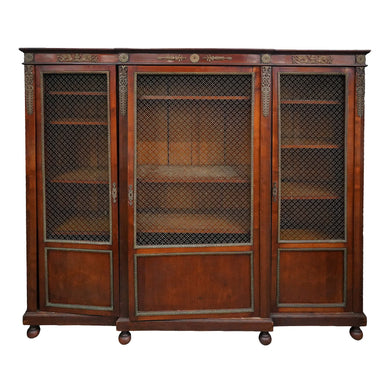 Antique Late 19th Century French Directoire Bibliotheque | Work of Man