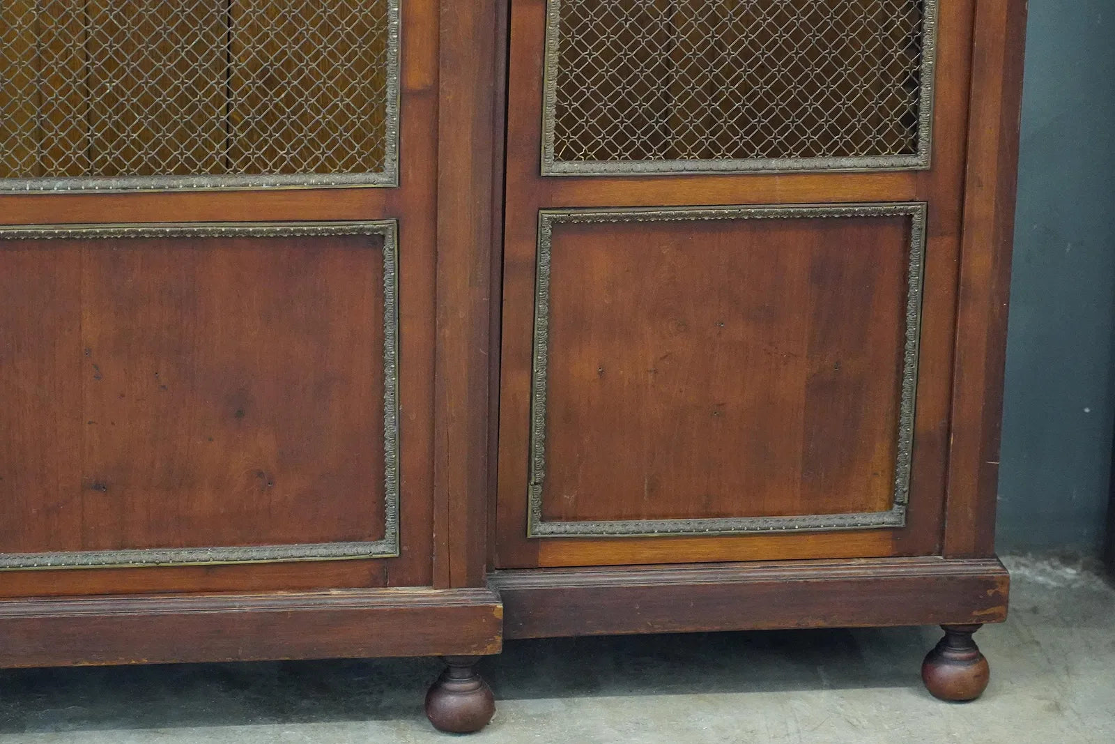 AF3-047: Antique Late 19th Century French Directoire Bibliotheque