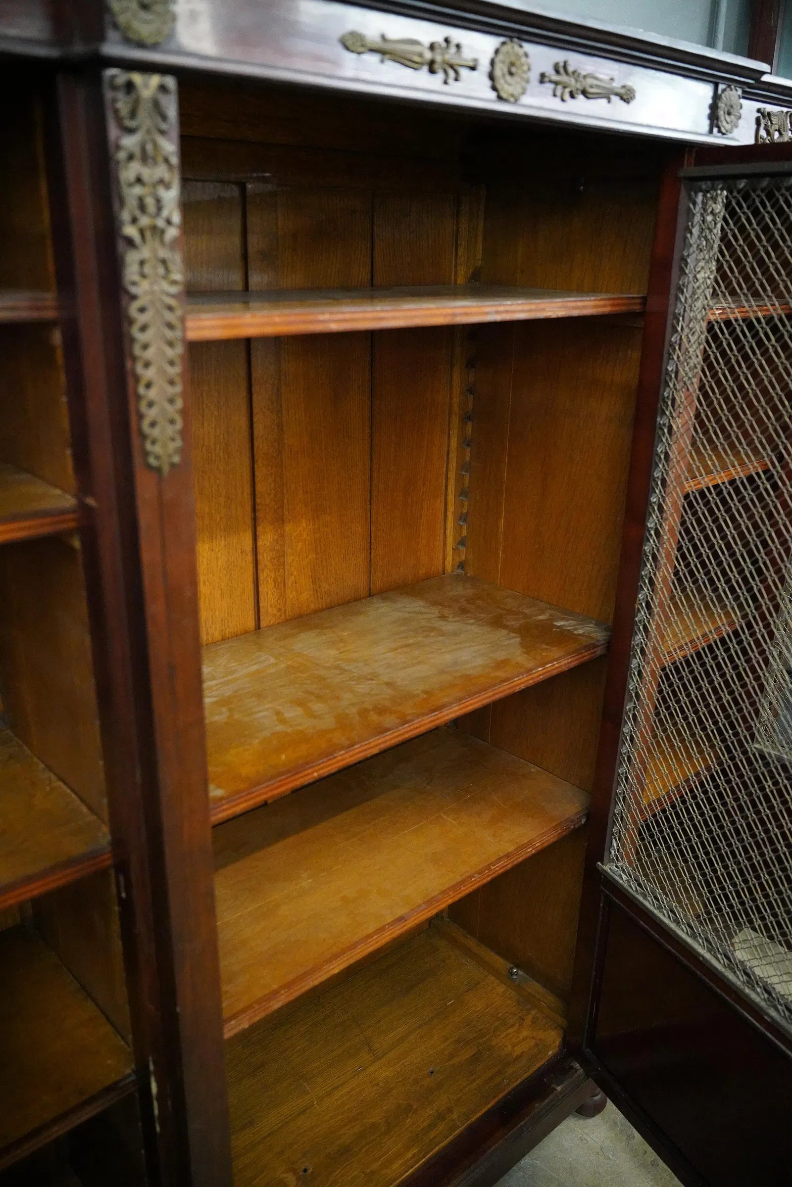AF3-047: Antique Late 19th Century French Directoire Bibliotheque